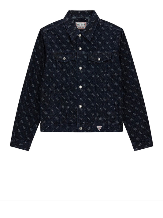 GUESS 1 USCITA Guess Giacca Dillon - Navy Wisley 4G Logo