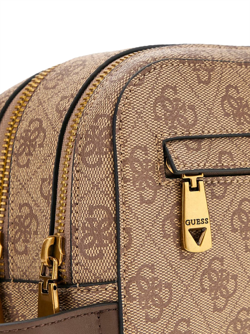 GUESS 1 USCITA Guess Pochette Milano Small Necessaire - Beige Beige Brown