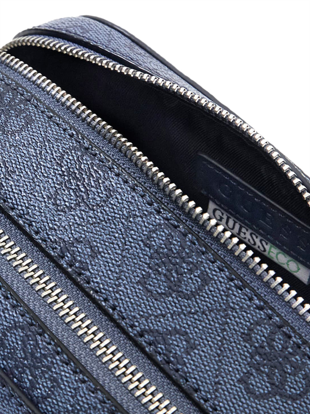 GUESS 1 USCITA Guess Pochette Beauty Milano 4G Logo - Blu Denim Blue Denim