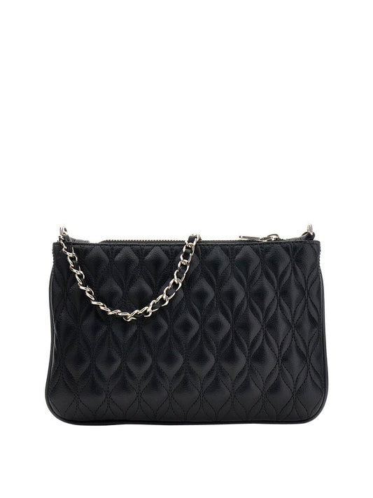 GUESS 1 USCITA Guess Pochette Flat Maxine Quilted - Nero BLACK