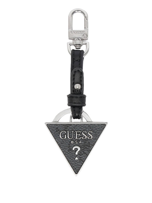 GUESS 1 USCITA Guess Portachiavi Metal Triangle Keyring - Dark Black Dark black