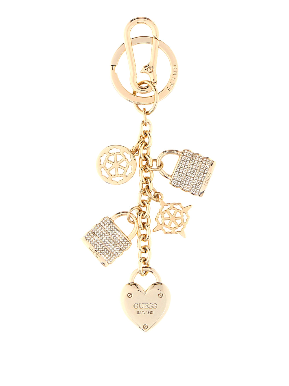 GUESS 1 USCITA Guess Portachiavi Keyring - Oro GOLD