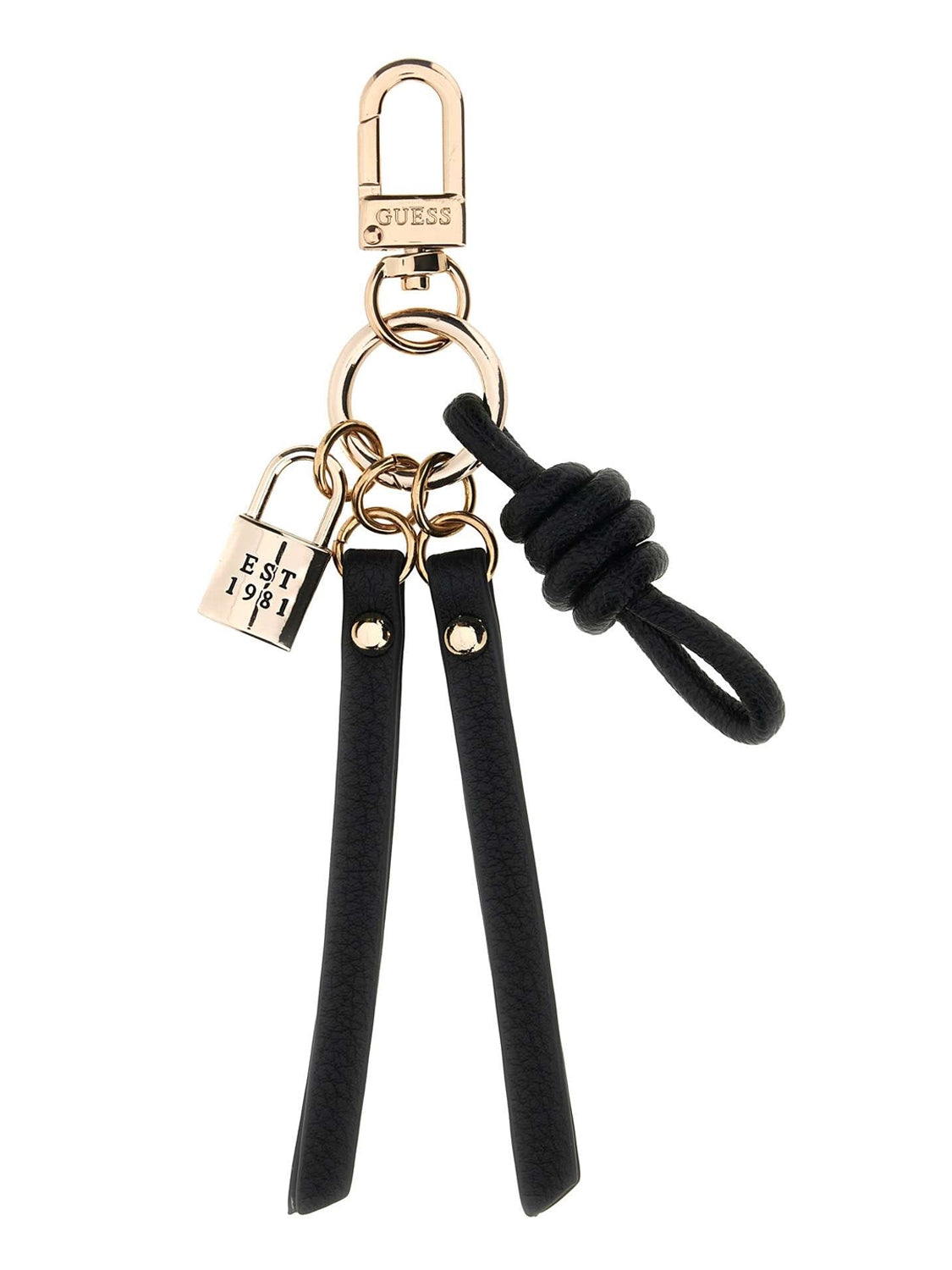 GUESS 1 USCITA Portachiavi Guess Melody Nero BLACK
