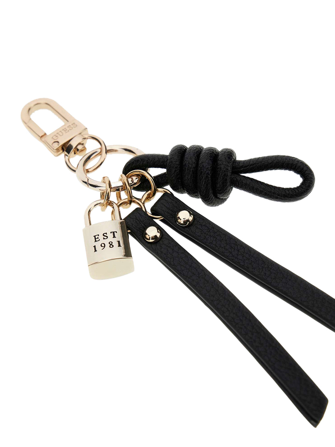 GUESS 1 USCITA Portachiavi Guess Melody Nero BLACK