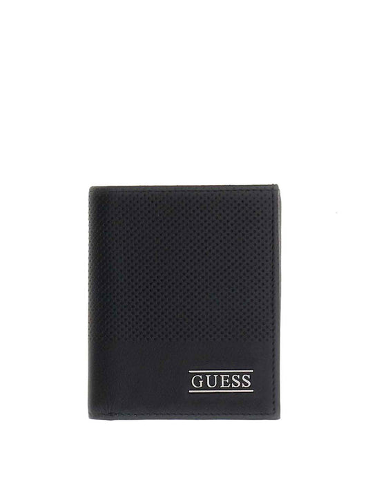 GUESS 1 USCITA Guess Portafoglio Boston Trifold - Nero BLACK
