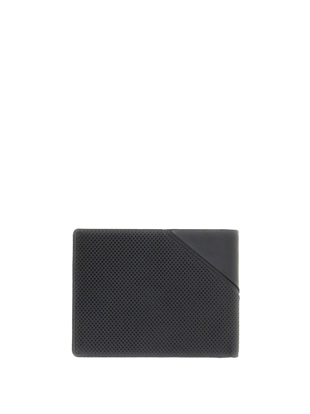 GUESS 1 USCITA Guess Portafoglio Boston In Vera Pelle Con Logo - Nero BLACK