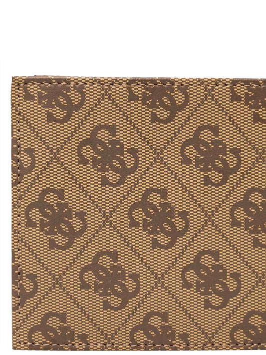 GUESS 1 USCITA Guess Portafoglio Milano w/Coin Beige Marrone Beige/Brown