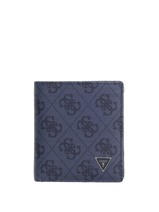 GUESS 1 USCITA Portafoglio Guess Milano Bifold - Blu Blue Denim