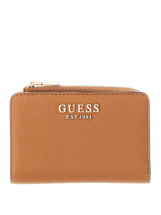 GUESS 1 USCITA Guess Portafoglio Laurel Zip Aroud - Cognac Cognac