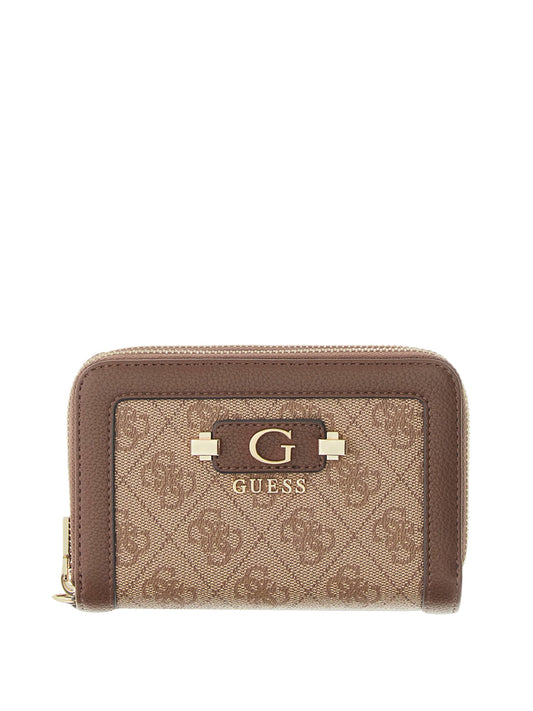 GUESS 1 USCITA Guess Portafoglio Lindsey Beige Latte Logo