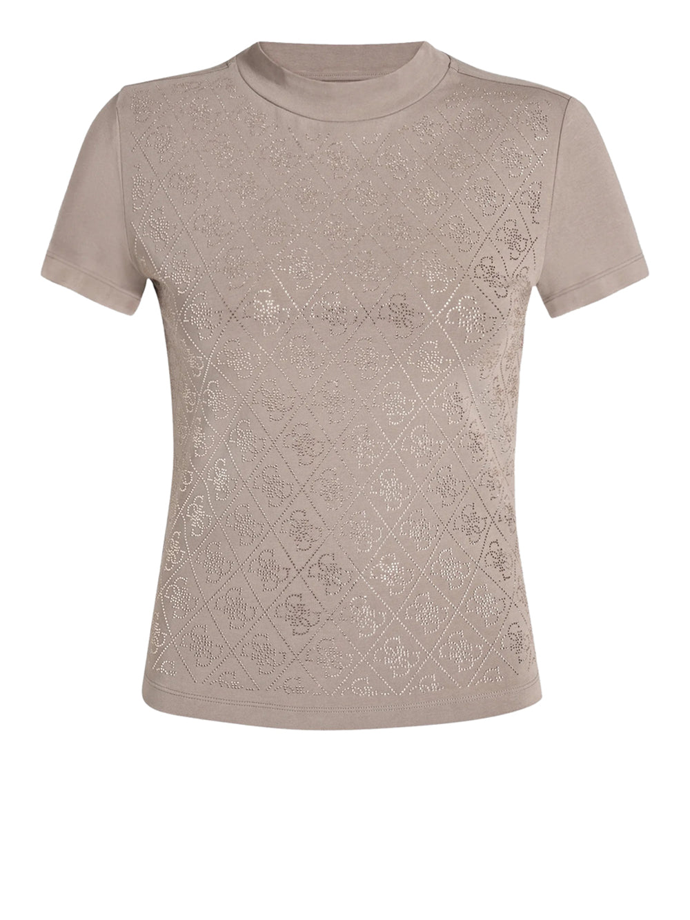 GUESS 1 USCITA Guess T-Shirt Stampa All Over 4G - Silk Taupe Silk taupe