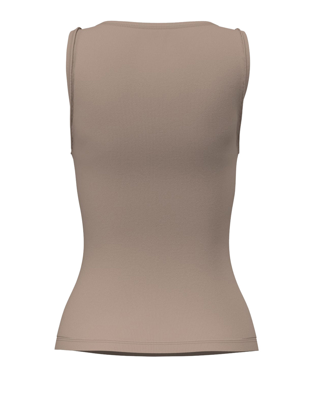 GUESS 1 USCITA Guess Canotta Malika Logo - Taupe Silk taupe