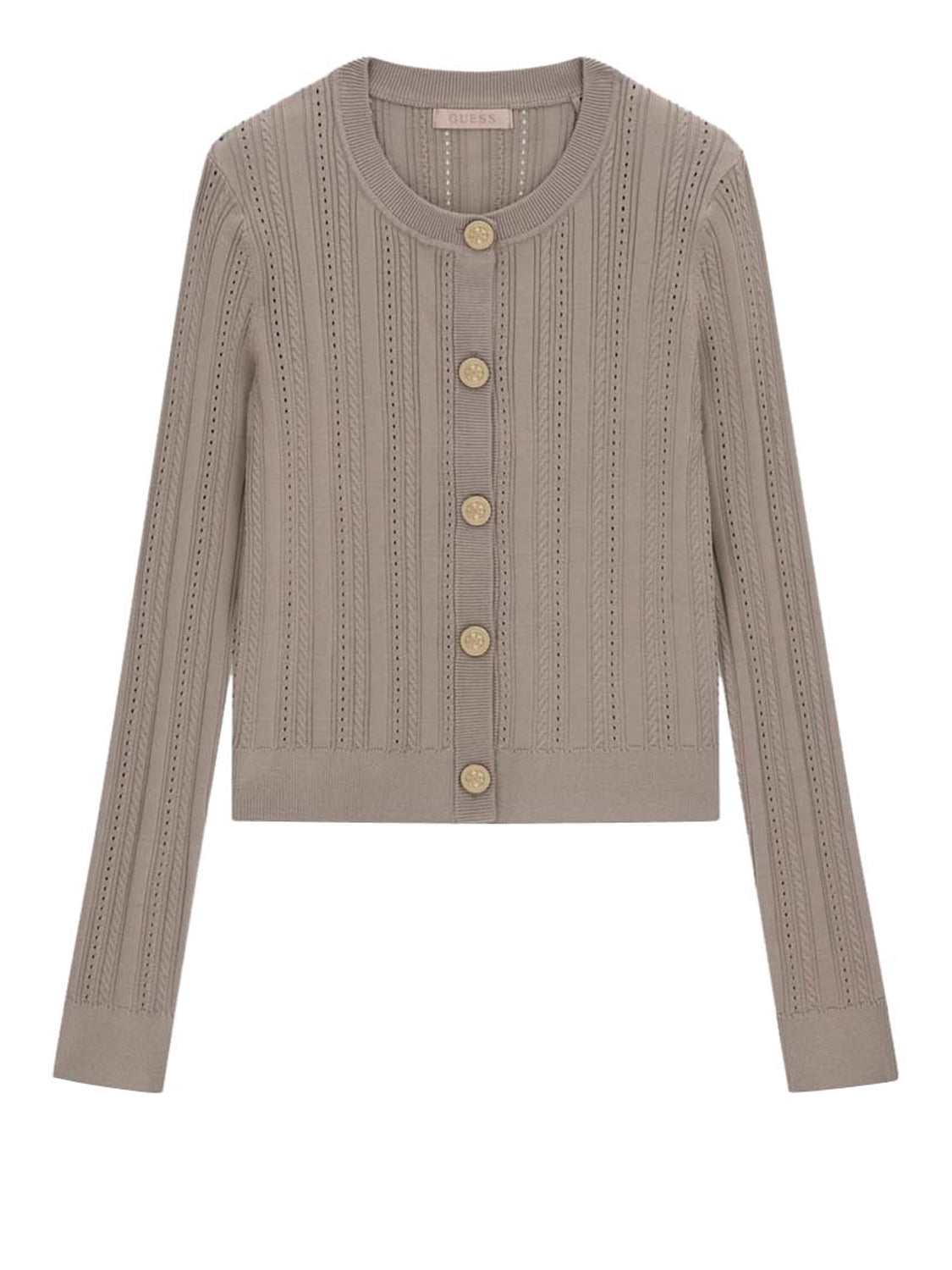 GUESS 1 USCITA Guess Cardigan Carmen Taupe Silk taupe