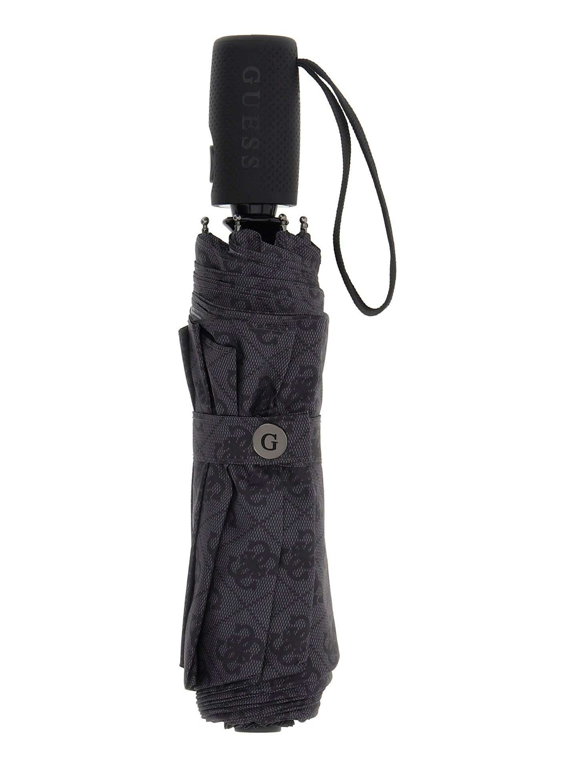 GUESS 2 USCITA Guess Ombrello Regular - Nero Coal Logo
