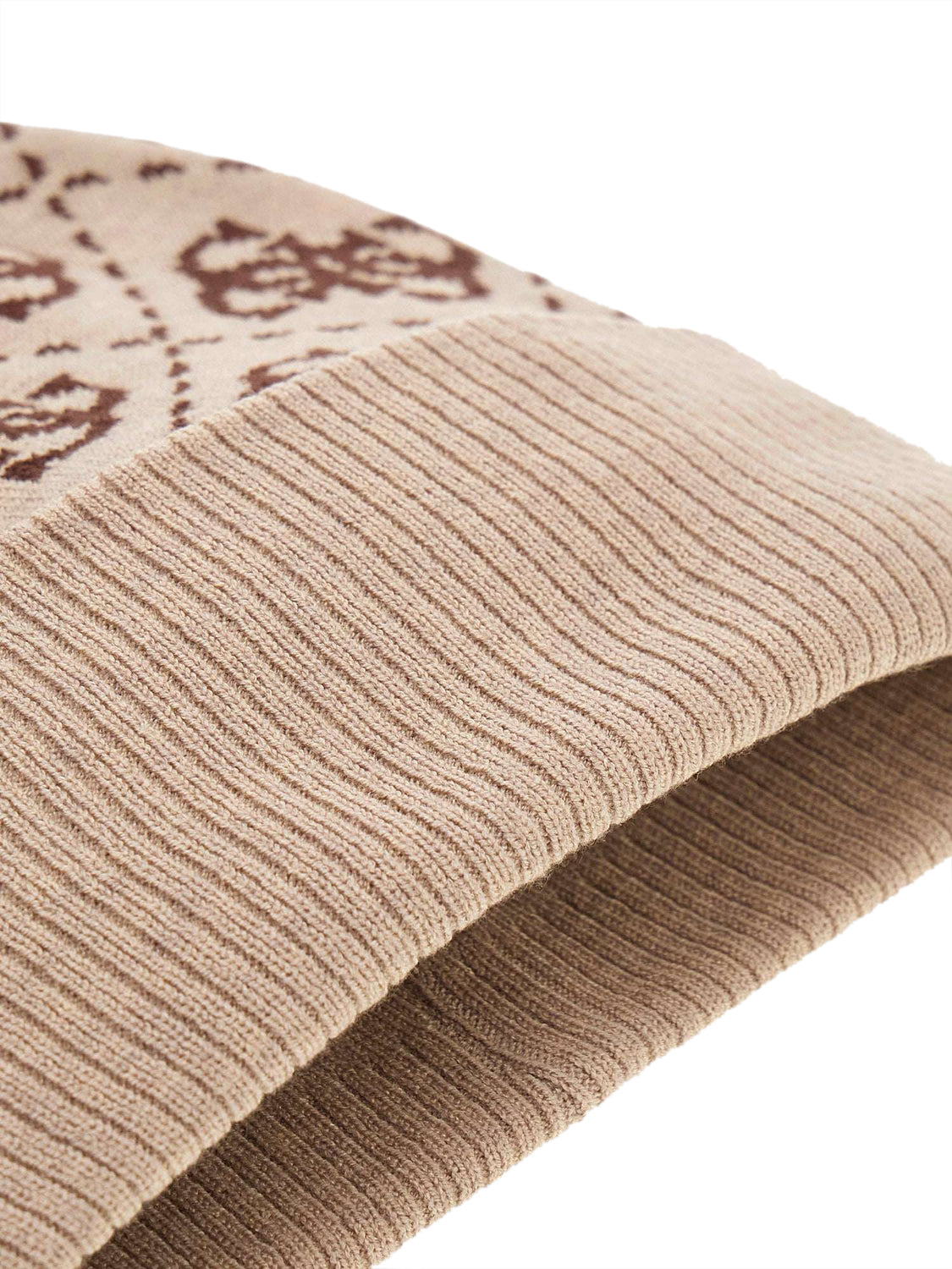 GUESS 2 USCITA Cappello Guess Milano Beanie - Beige Beige/Brown