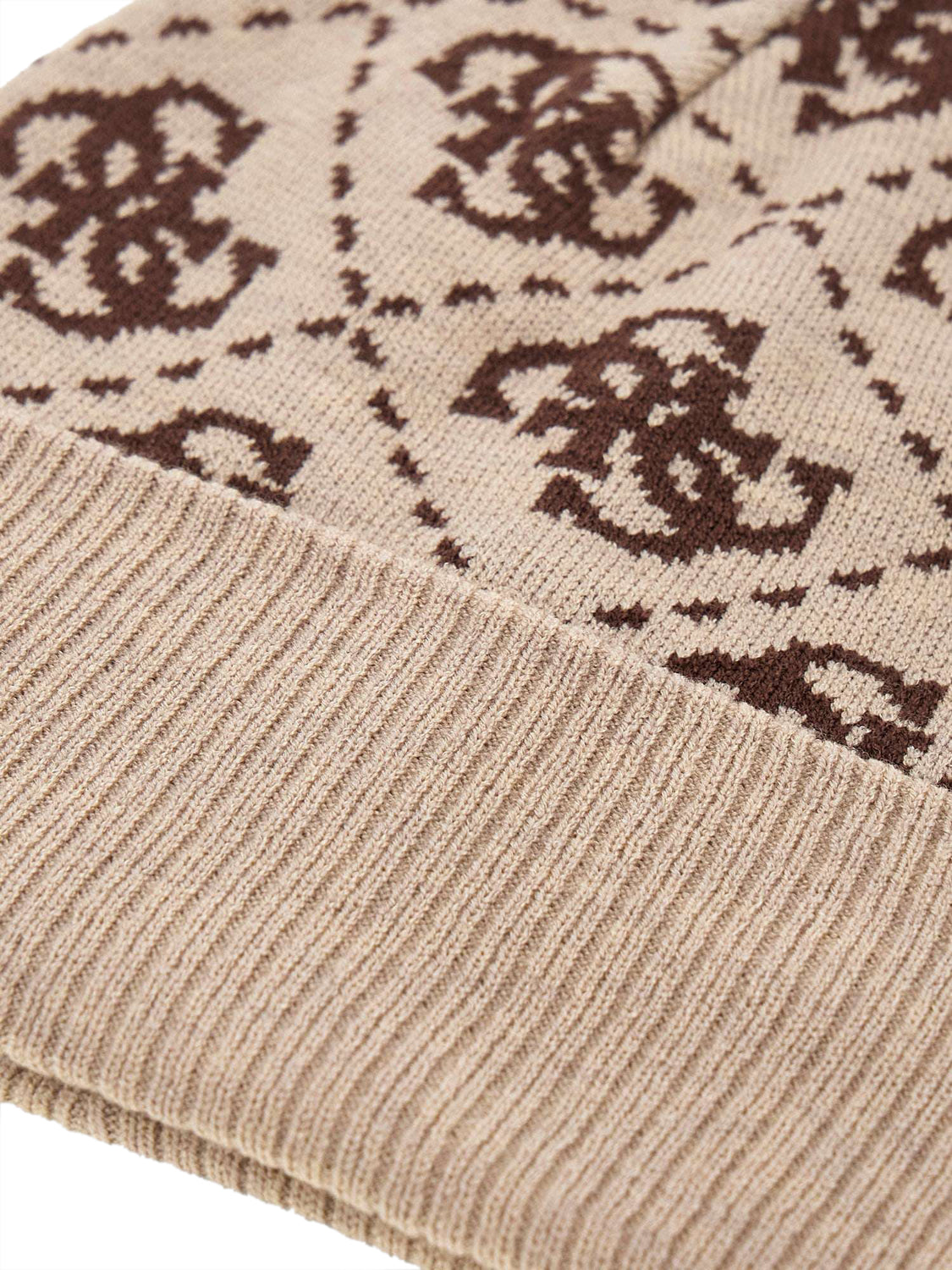 GUESS 2 USCITA Cappello Guess Milano Beanie - Beige Beige/Brown