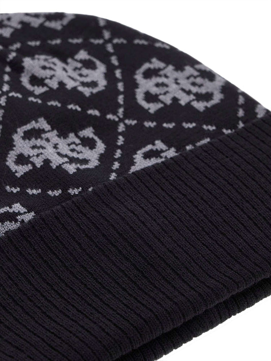 GUESS 2 USCITA Cappello Guess Milano Beanie - Nero Dark black