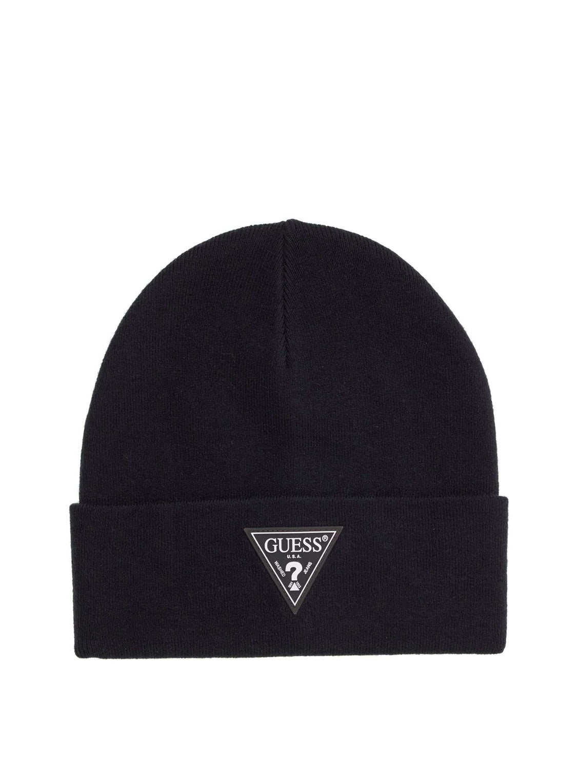 GUESS 2 USCITA Guess Cappello Logo Frontale Nero BLACK