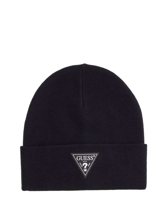 GUESS 2 USCITA Guess Cappello Logo Frontale Nero BLACK