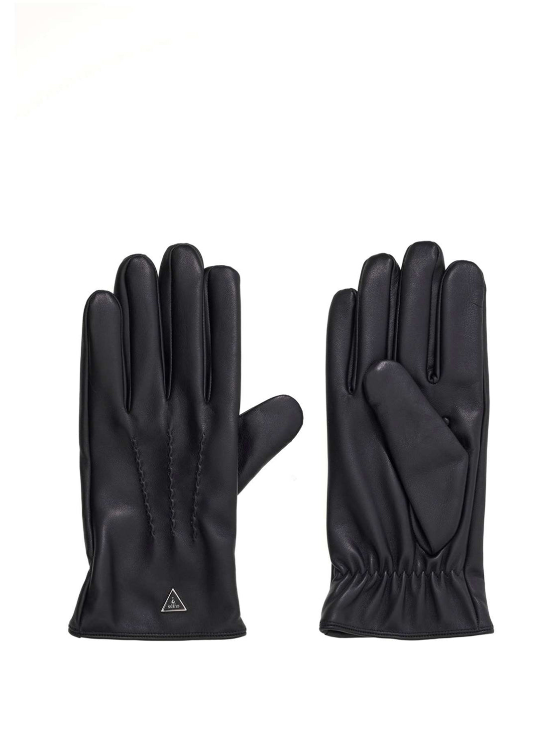 Guess Guanto Guess Leather Gloves Nero BLACK