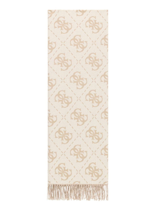 GUESS 2 USCITA Sciarpa Guess AW5217 VIS03 - Bone Bone Logo