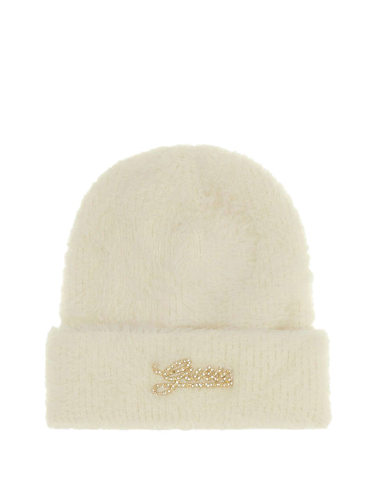 GUESS 2 USCITA Cappello Guess Knitted Bianco Off White