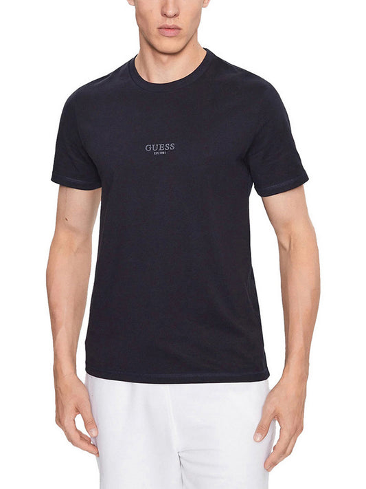 GUESS 2 USCITA Guess T-Shirt Aidy Cn Ss TeeUomo Blu Smart blue