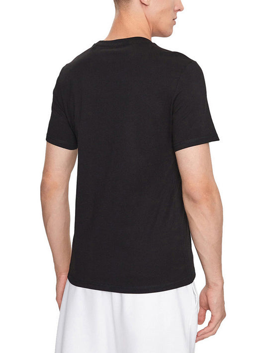 GUESS 2 USCITA Guess T-Shirt Aidy Cn Ss Tee Uomo Nero Jet Black A996