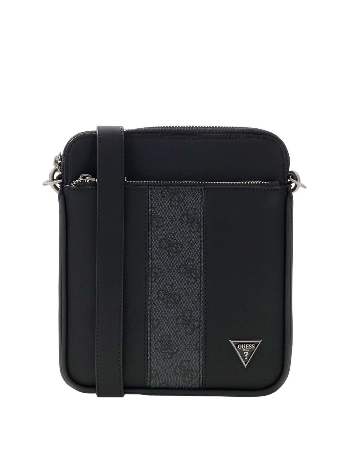 GUESS 2 USCITA Borsa A Tracolla Guess Sydney Flat Nero BLACK