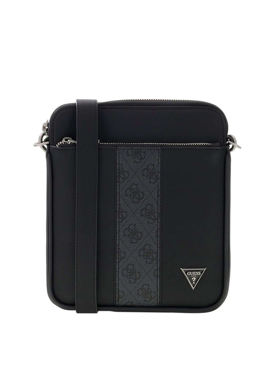 GUESS 2 USCITA Borsa A Tracolla Guess Sydney Flat Nero BLACK