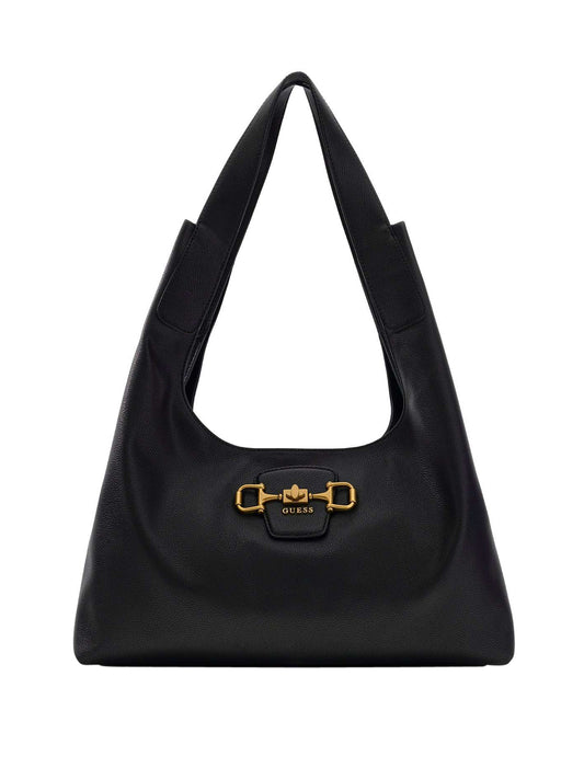 GUESS 2 USCITA Borsa A Mano Guess Sunset Hobo - Nero BLACK