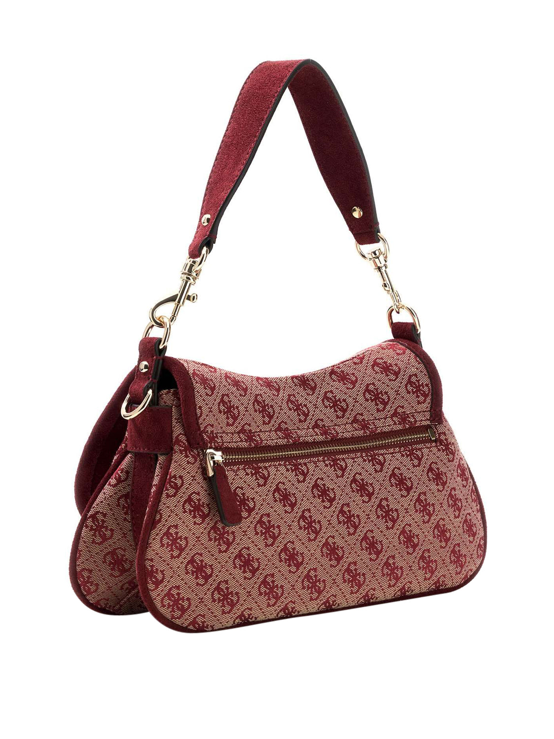 GUESS 2 USCITA Borsa a Tracolla Samantha Flap Guess - Bordeaux BORDEAUX