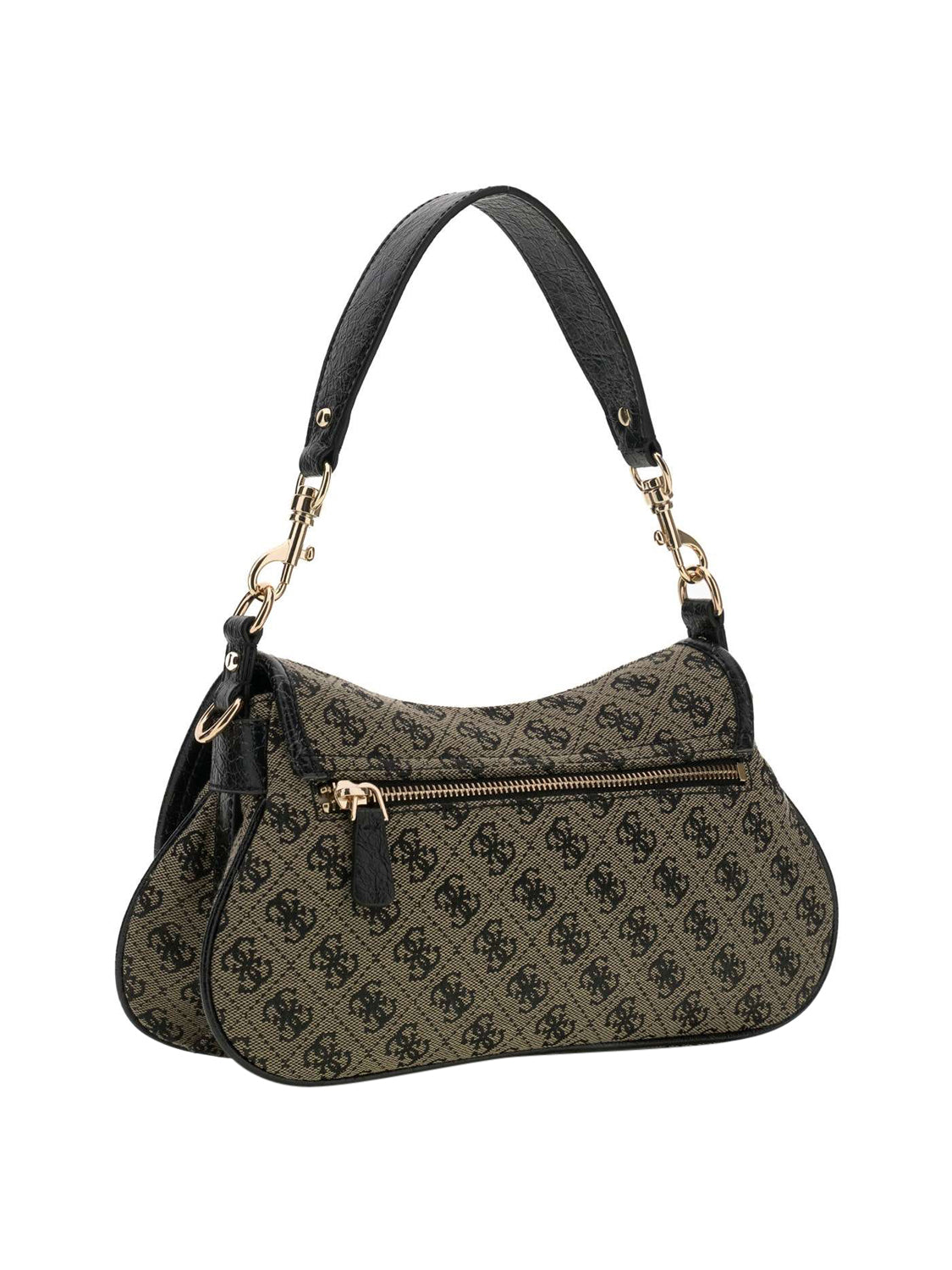 GUESS 2 USCITA Guess Borsa A Tracolla Samantha Flap - Nero Black Logo