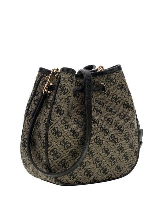 GUESS 2 USCITA Borsa a Mano Guess Samantha Mini - Nero Black Logo