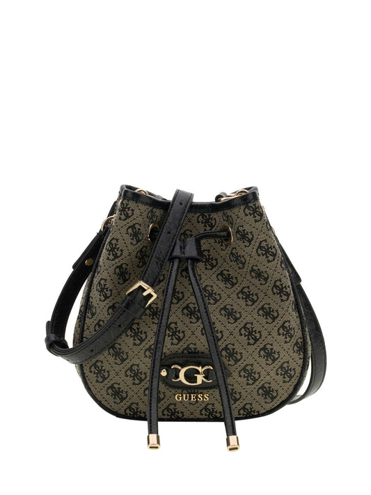 GUESS 2 USCITA Borsa a Mano Guess Samantha Mini - Nero Black Logo