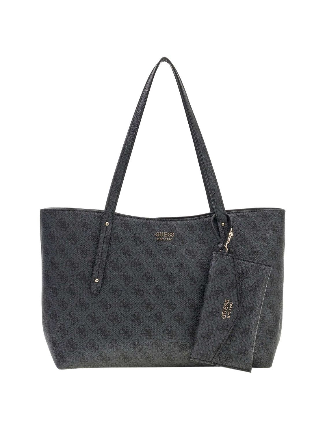 GUESS 2 USCITA Borsa a Mano Guess Brenton - Nero Nero