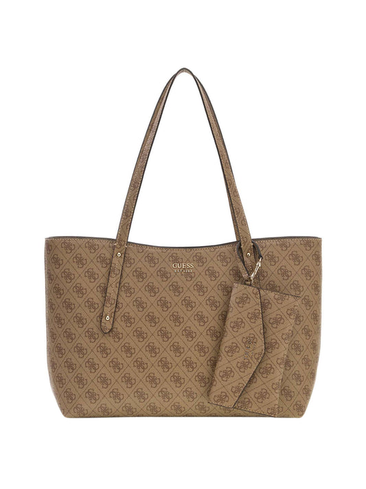 GUESS 2 USCITA Borsa a Mano Guess Brenton - Beige Beige