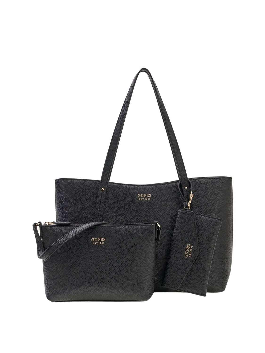 GUESS 2 USCITA Borsa a Mano Guess Brenton - Nero BLACK