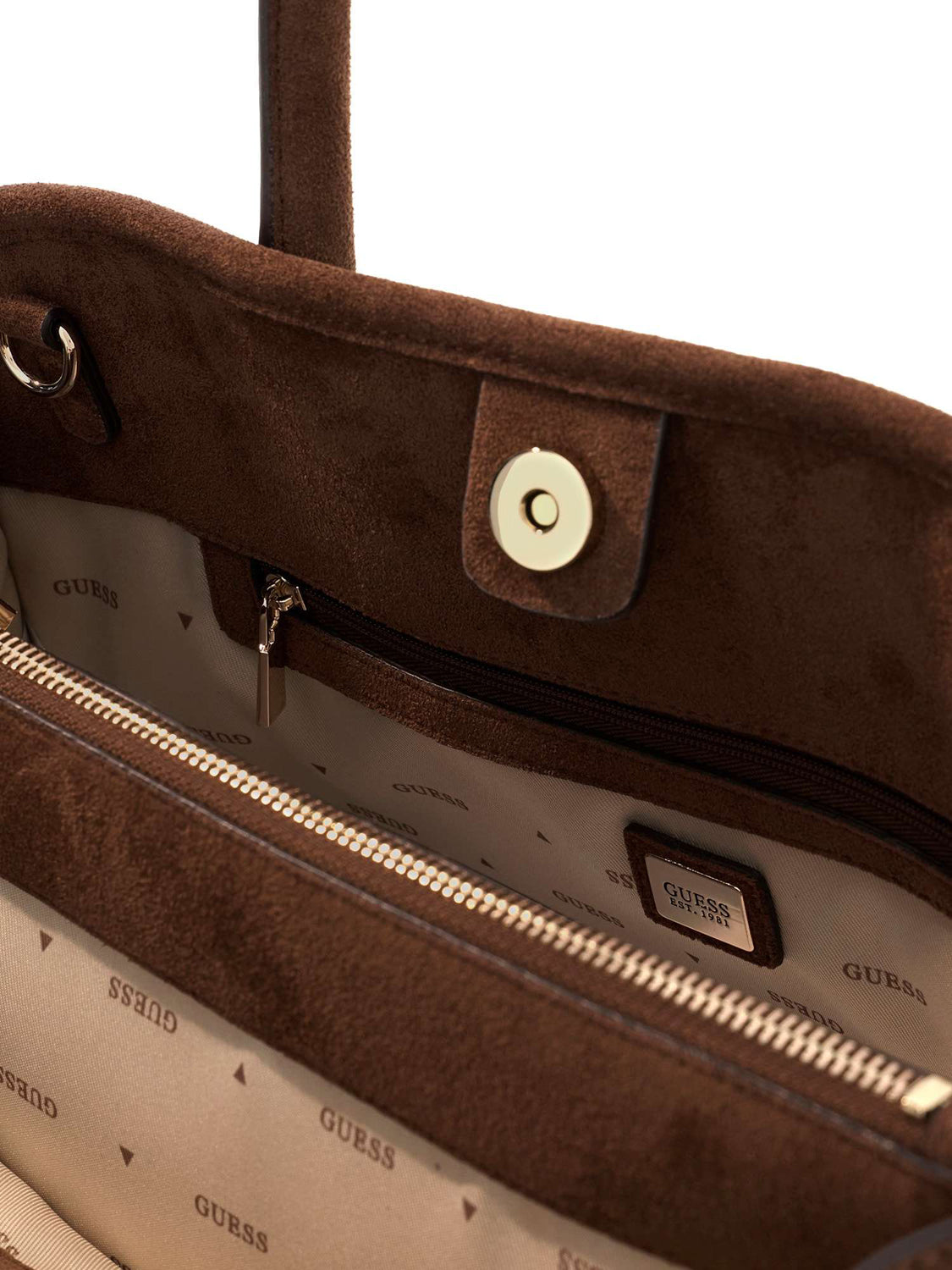 GUESS 2 USCITA Borsa a Mano Samantha Guess - Marrone BROWN