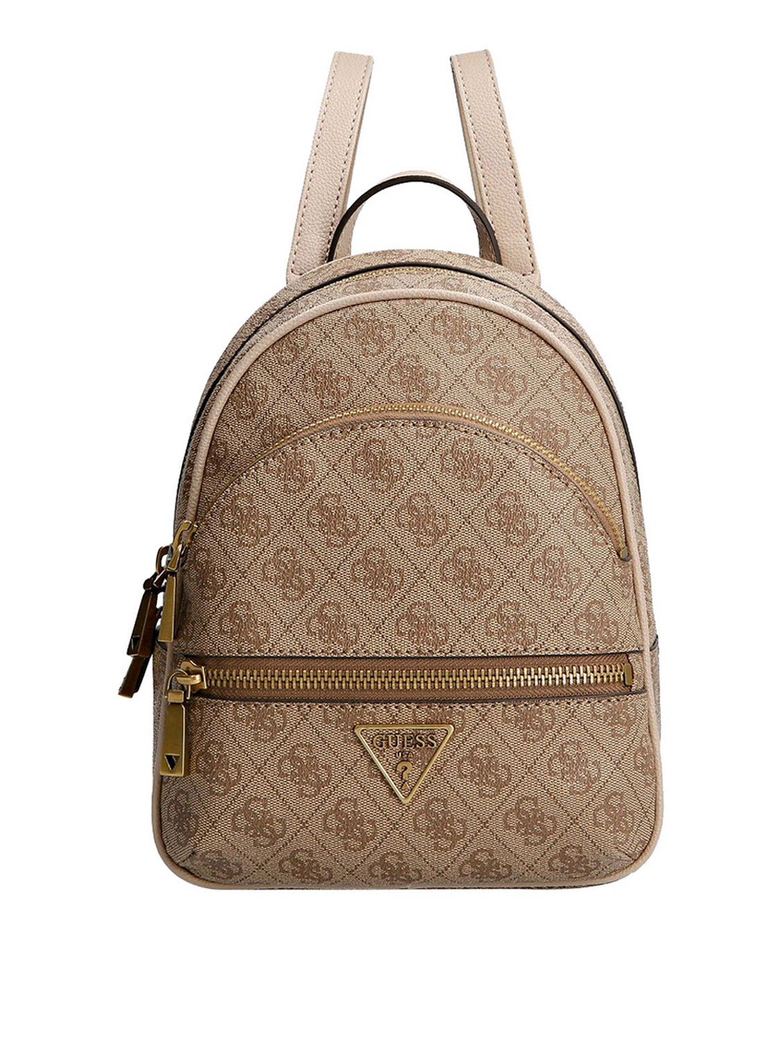 GUESS 2 USCITA Zaino Guess Manhattan Ii - Marrone Latte Logo