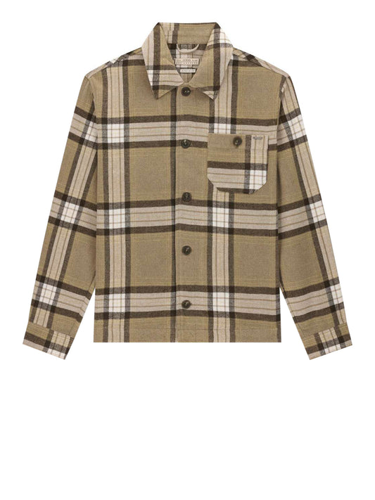 GUESS 2 USCITA Guess Camicia Flannel Beige Yd Diagonal Melange