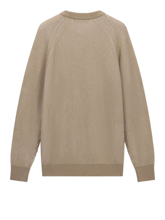 GUESS 2 USCITA Guess Maglia Niro Vanisè Stripes Raglan- Beige Bi-Color Ribs G1H1+A