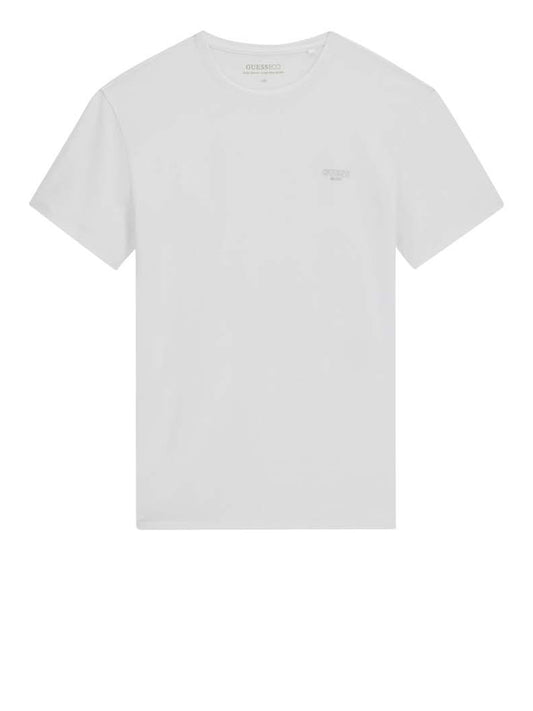 GUESS 2 USCITA Guess T-Shirt In Misto Cotone - Bianco Pure white