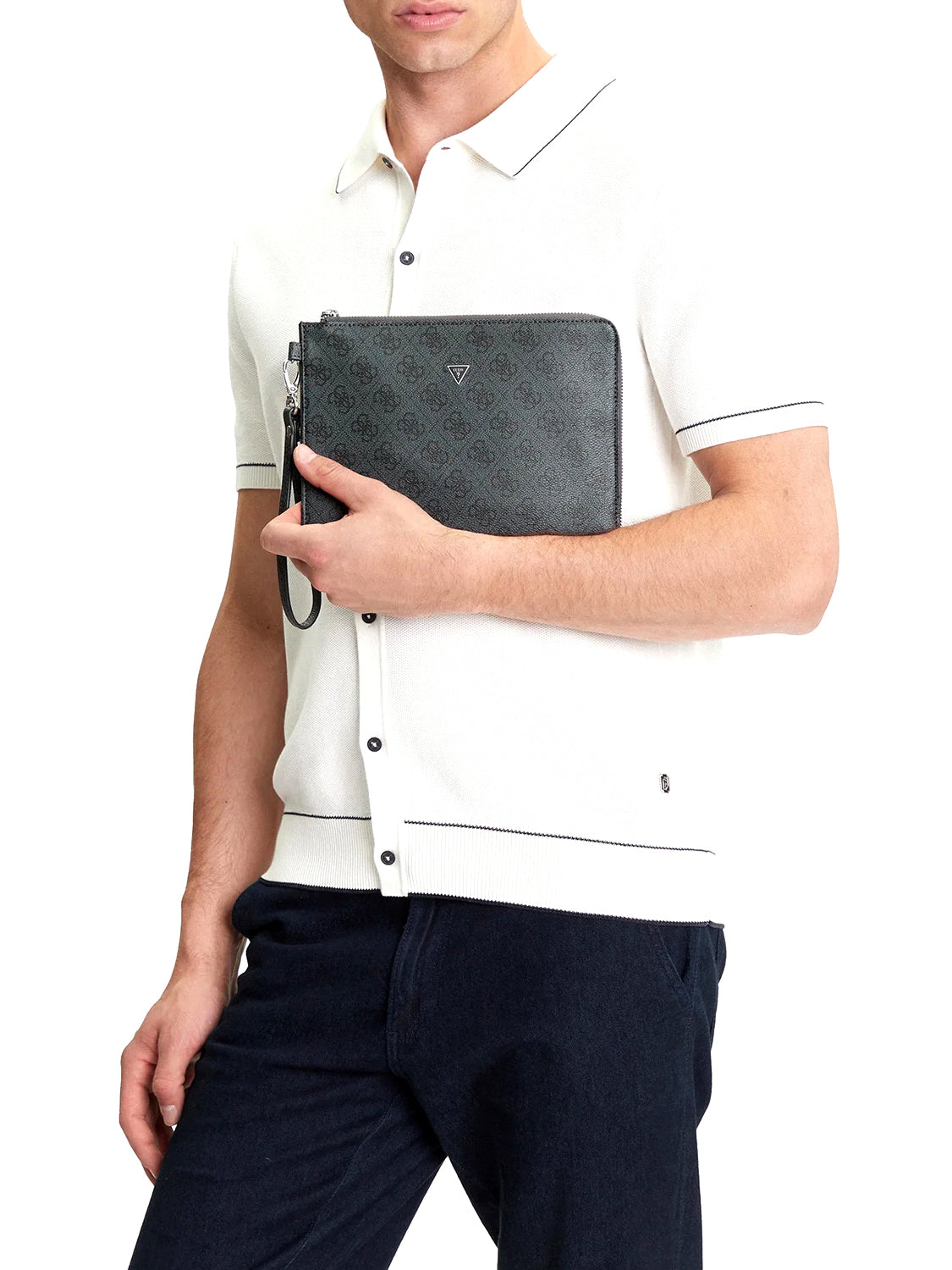 LACOSTE T-Shirt Basic Polvere Nero