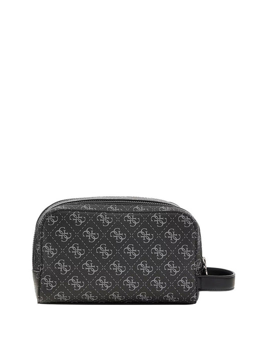 GUESS 2 USCITA Pochette Guess Milano 4G Logo - Nero Dark black