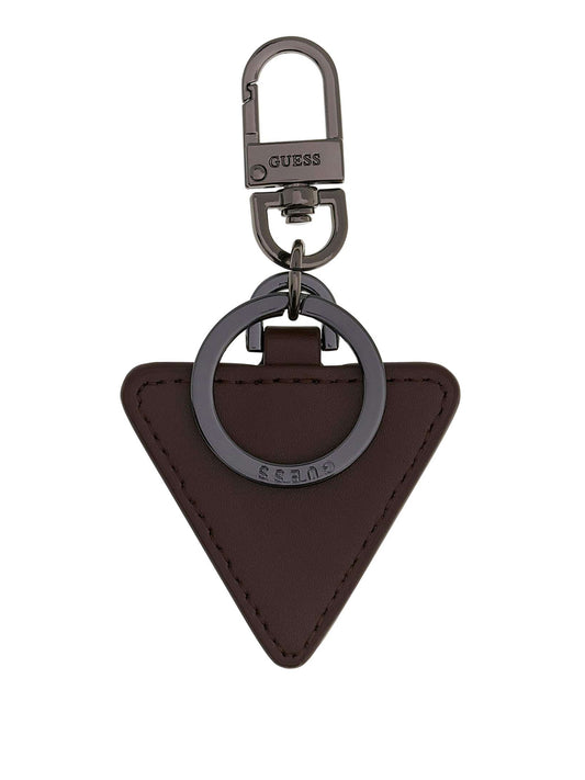 GUESS 2 USCITA Portachiavi Guess Con Logo Grigio Scuro Dark Oak/Grey