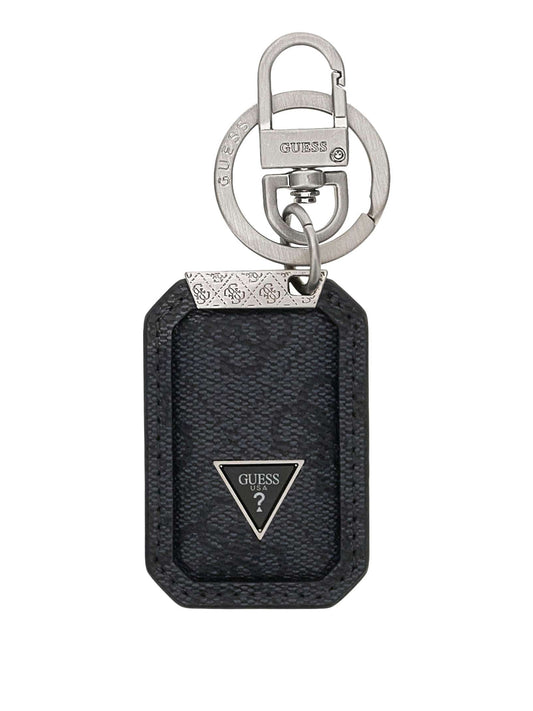 GUESS 2 USCITA Portachiavi Guess Plate Nero BLACK