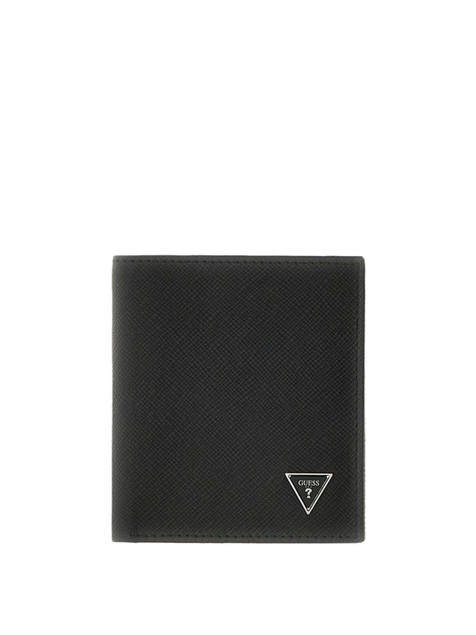 GUESS 2 USCITA Guess Portafoglio Milano Bifold - Nero BLACK