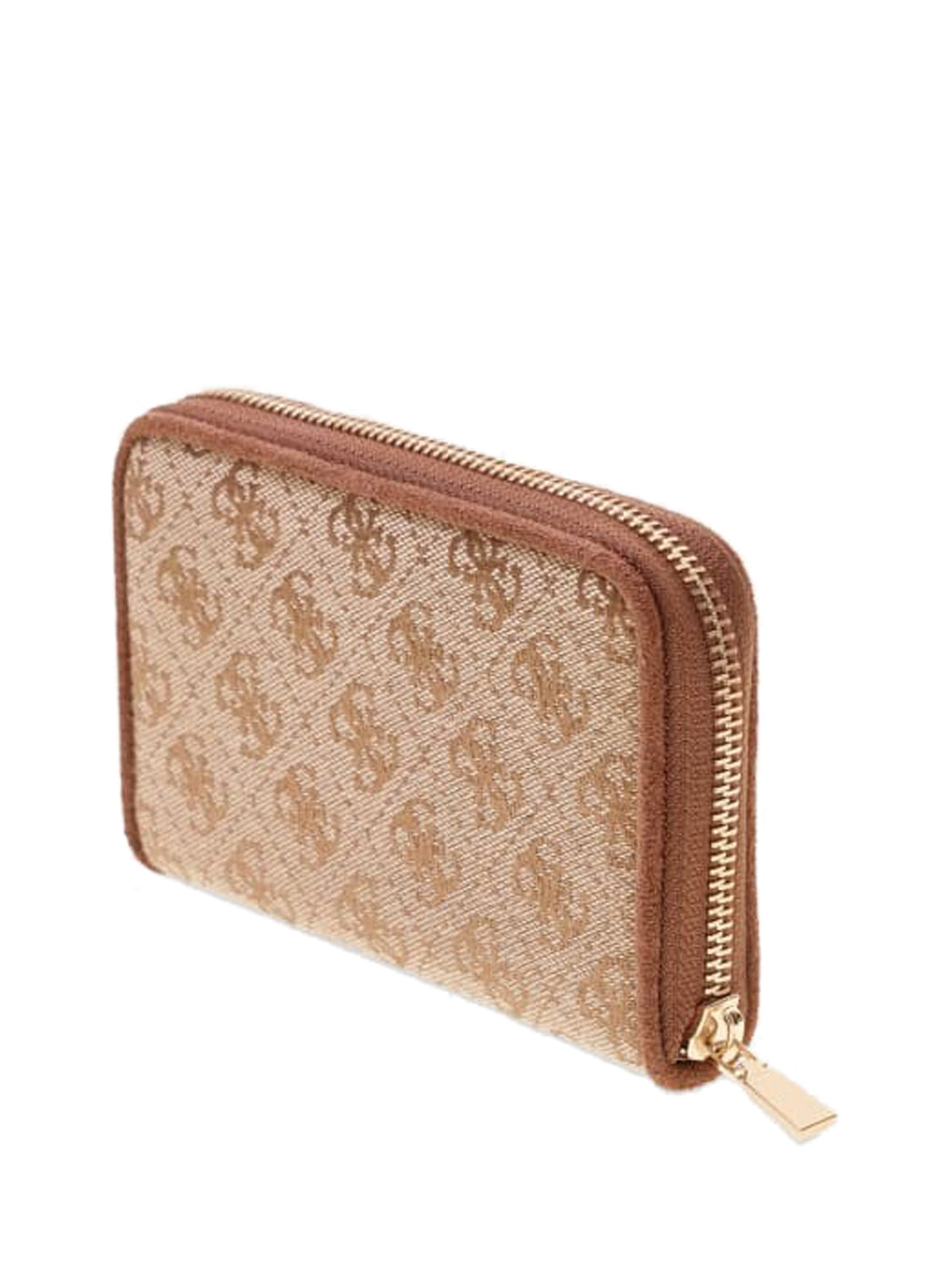GUESS 2 USCITA Portafoglio Samantha Guess - Beige Latte Logo/Brown