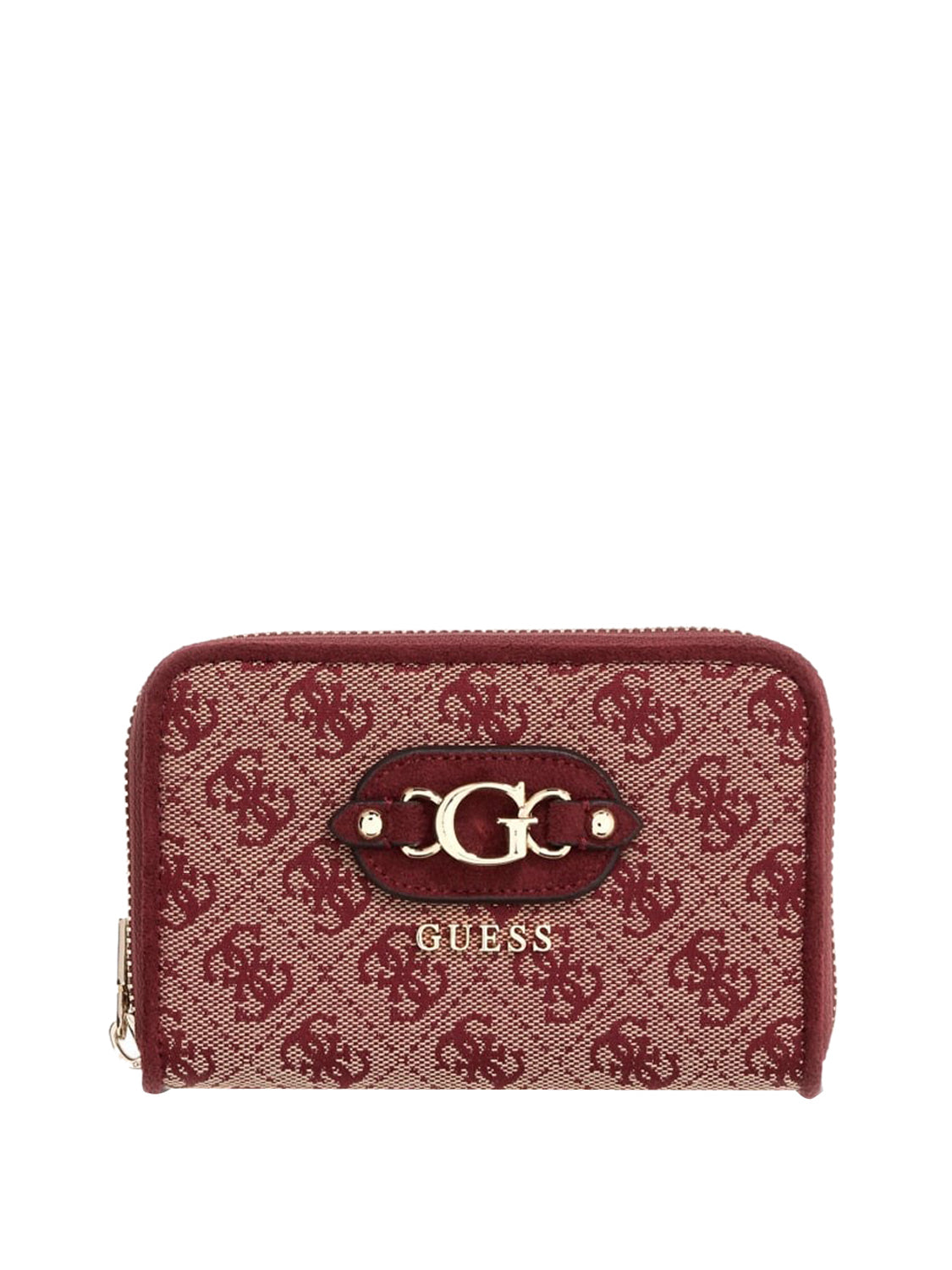 GUESS 2 USCITA Portafoglio Samantha Guess - Rosso Multi Merlot Logo